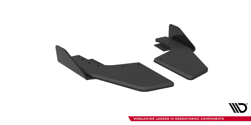 Street Pro V2 Rear Side Splitters V2 Flaps Volkswagen Golf R Hatchback Mk8 Facelift