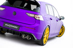 Street Pro V2 Rear Side Splitters Volkswagen Golf R Hatchback Mk8 Facelift