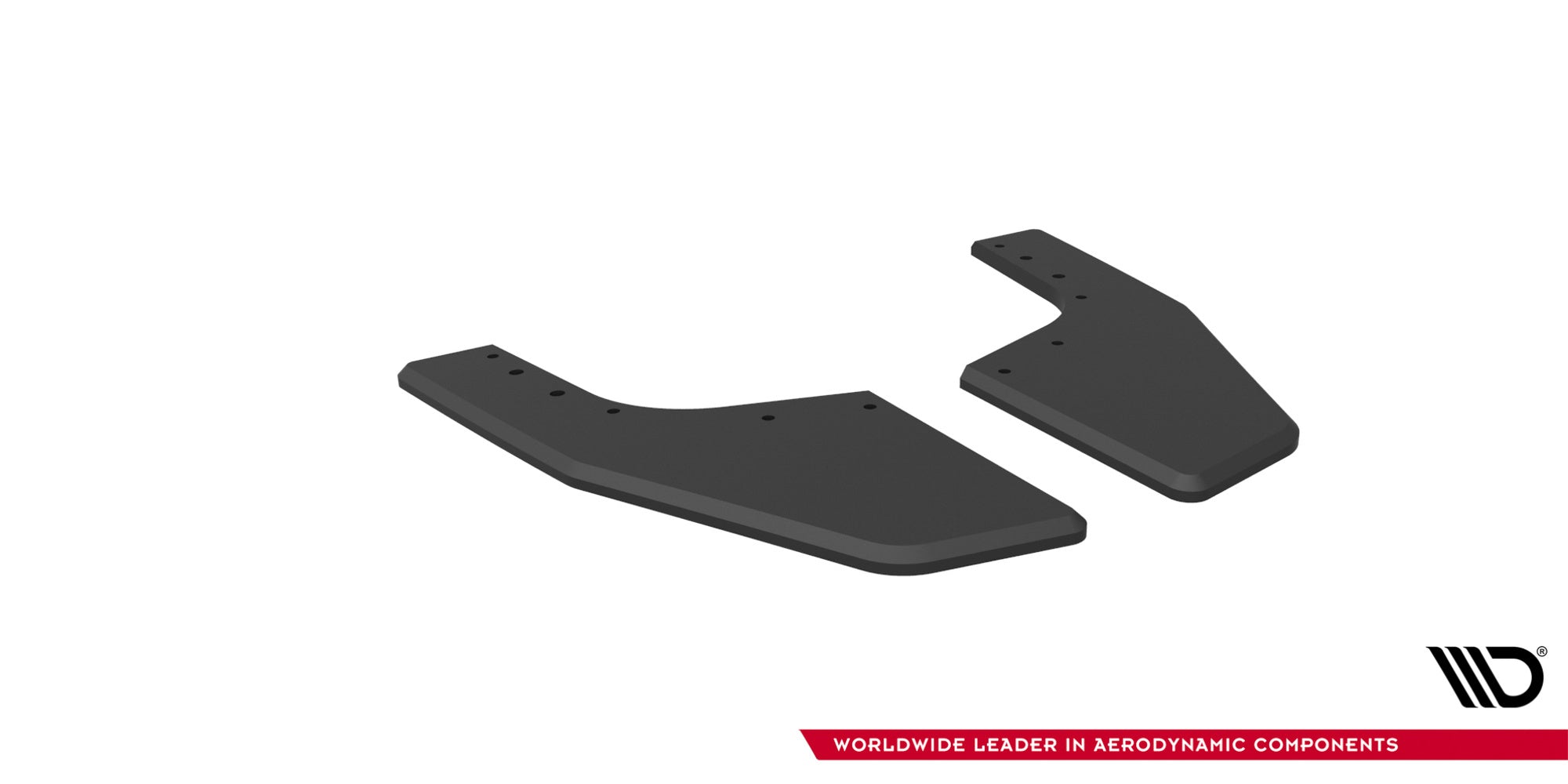 Splitters laterales traseros Street Pro V2 Volkswagen Golf R Hatchback Mk8 Facelift