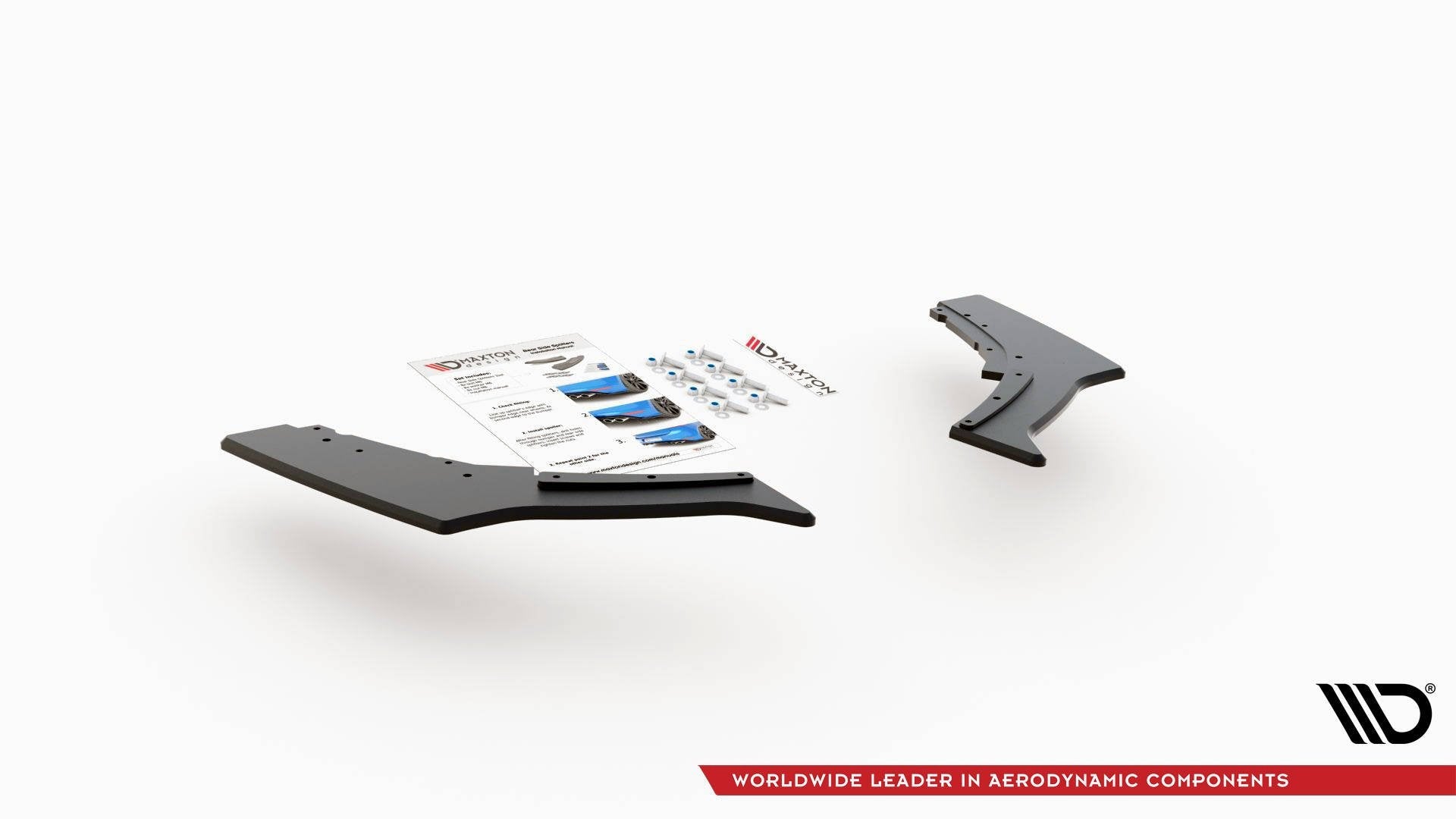 Splitters laterales traseros Street Pro V3 BMW Serie 1 F20 M140i