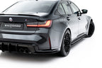 Street Pro V3 Rear Side Splitters BMW M3 Sedan Touring G80 G81