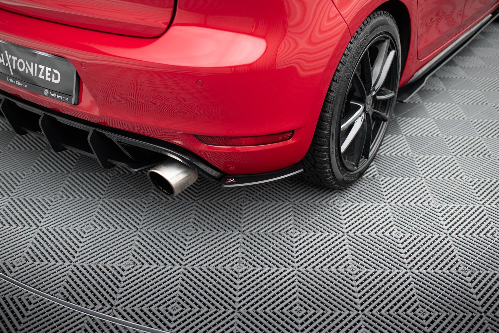 Splitters laterales traseros Street Pro Volkswagen Golf GTI Mk6