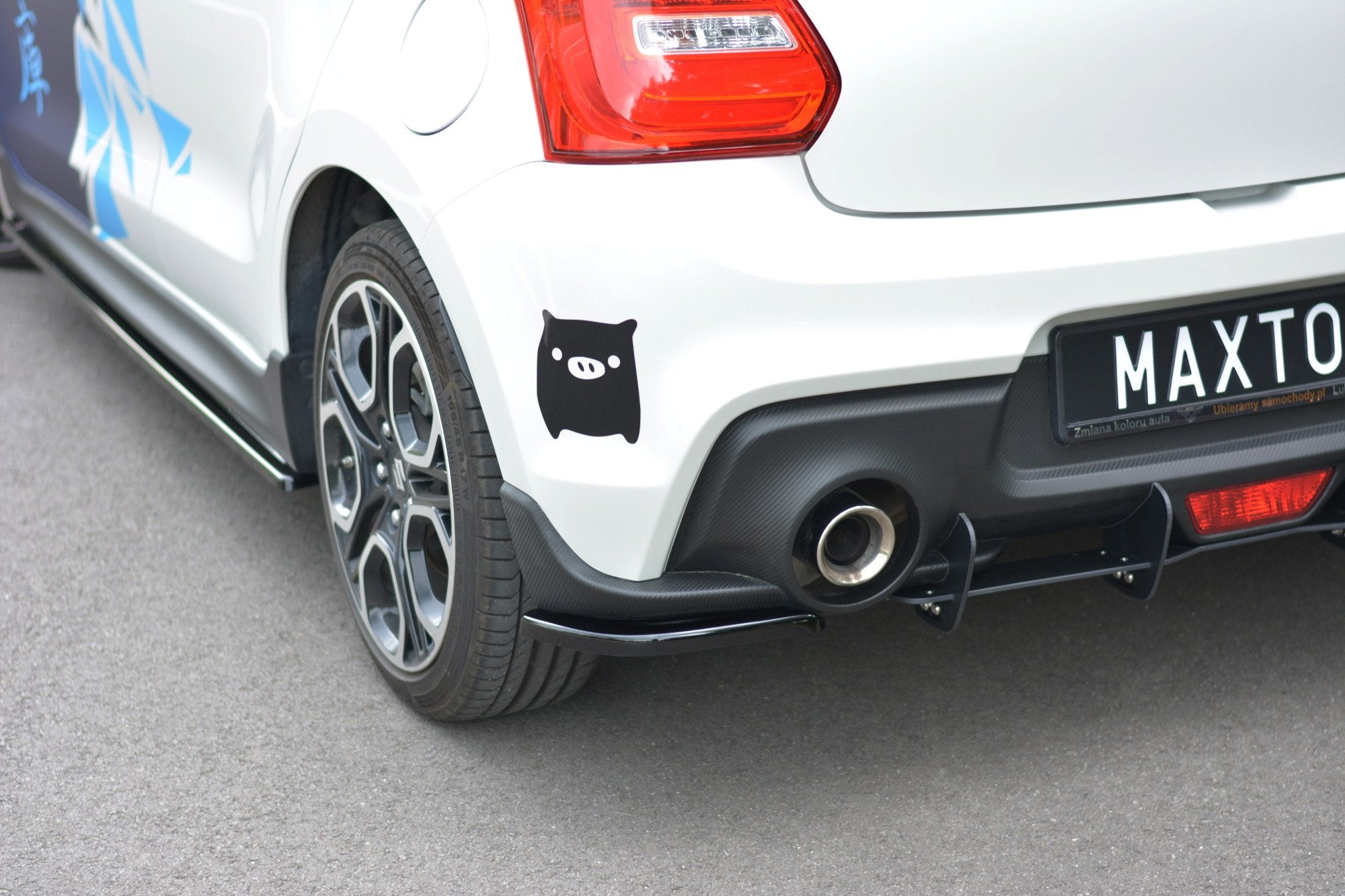 Splitters laterales traseros Suzuki Swift Mk6 Sport