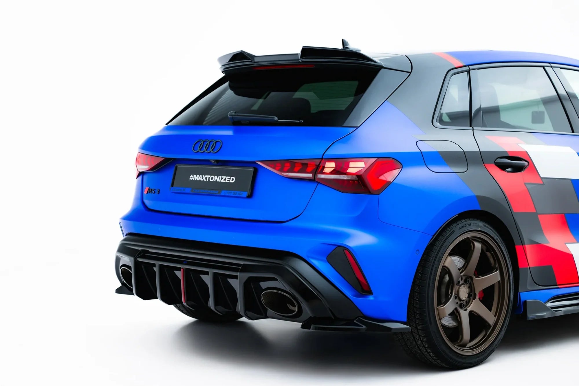 Splitters laterales traseros V.1 Audi RS3 Sportback 8Y Facelift