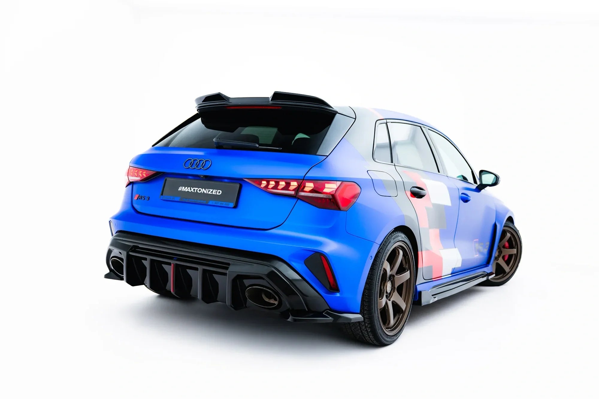 Splitters laterales traseros V.1 Audi RS3 Sportback 8Y Facelift