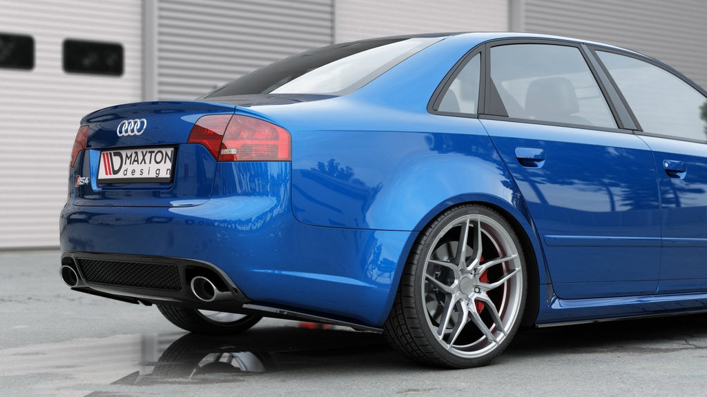 Splitters laterales traseros V.1 Audi RS4 Berlina / Sedán B7