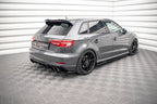 Splitters laterales traseros V.1 Audi S3 Sportback 8V Facelift