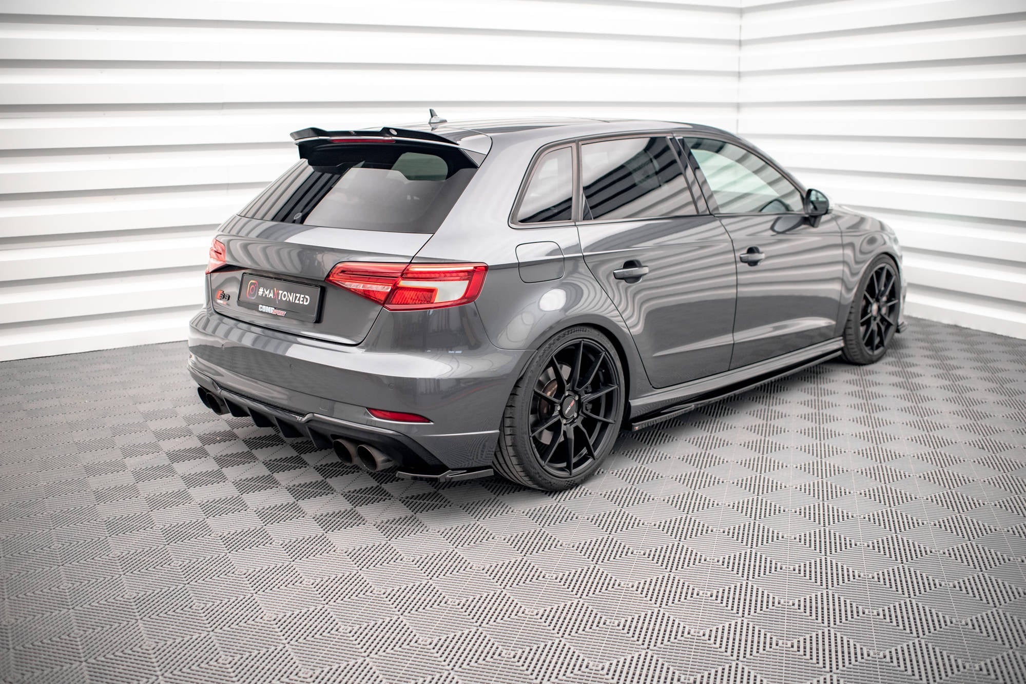 Splitters laterales traseros V.1 Audi S3 Sportback 8V Facelift