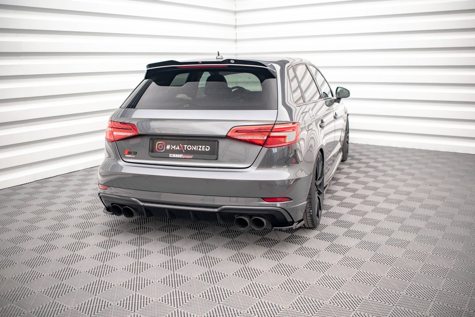 Splitters laterales traseros V.1 Audi S3 Sportback 8V Facelift