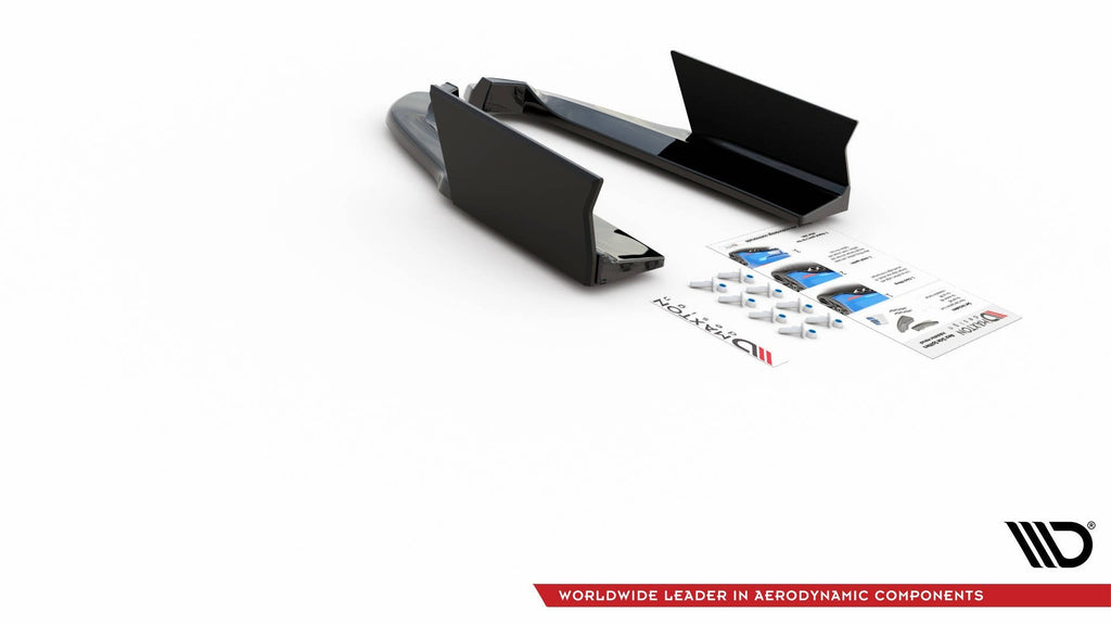 Splitters laterales traseros V.1 + Flaps Ford Mustang GT Mk6 Facelift