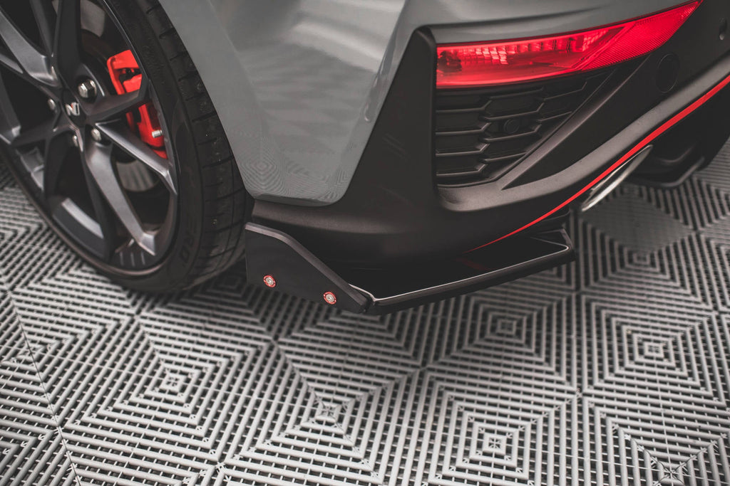 Splitters laterales traseros V.1 + Flaps Hyundai I30 N Hatchback Mk3 Facelift