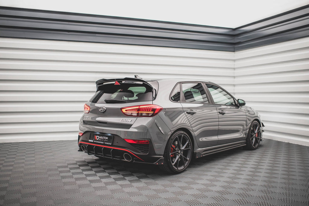 Splitters laterales traseros V.1 + Flaps Hyundai I30 N Hatchback Mk3 Facelift