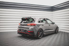 Splitters laterales traseros V.1 + Flaps Hyundai I30 N Hatchback Mk3 Facelift