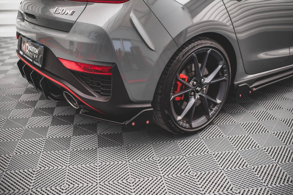 Splitters laterales traseros V.1 + Flaps Hyundai I30 N Hatchback Mk3 Facelift