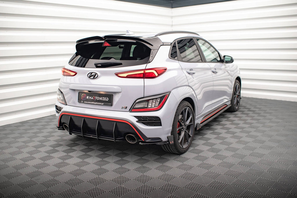 Splitters laterales traseros V.1 + Flaps Hyundai Kona N Mk1