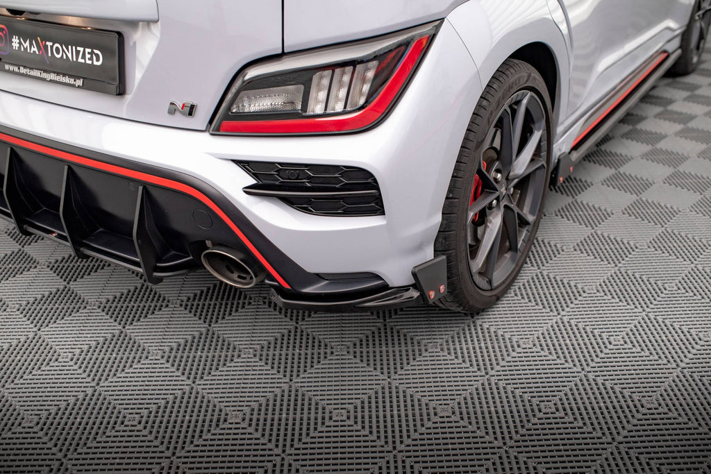 Splitters laterales traseros V.1 + Flaps Hyundai Kona N Mk1