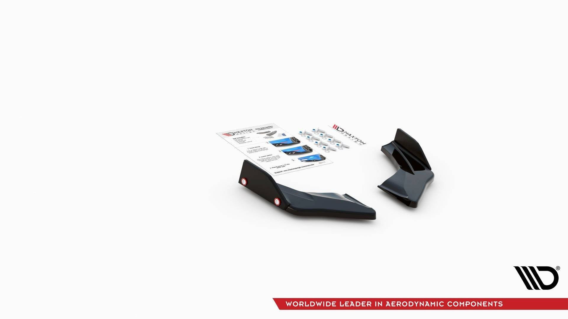 Splitters laterales traseros V.1 + Flaps Volkswagen Golf GTI Clubsport Mk8