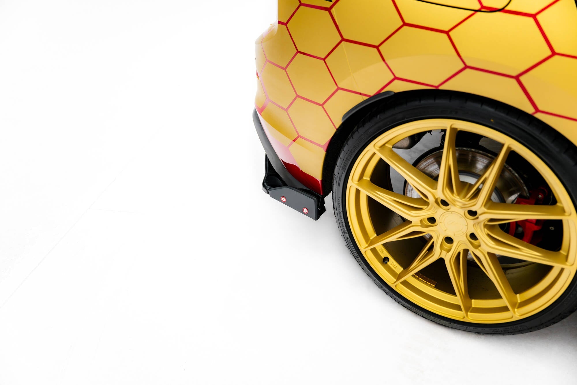 Splitters laterales traseros V.1 + Flaps Volkswagen Golf GTI Clubsport Mk8 Facelift