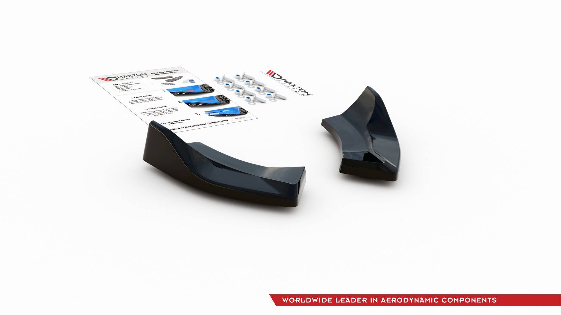 Splitters laterales traseros V.1 Ford Fiesta ST Mk8