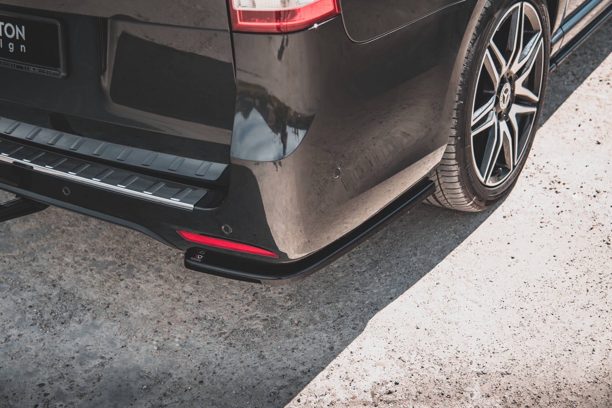 Splitters laterales traseros V.1 Mercedes-Benz Clase V AMG-Line W447 Facelift