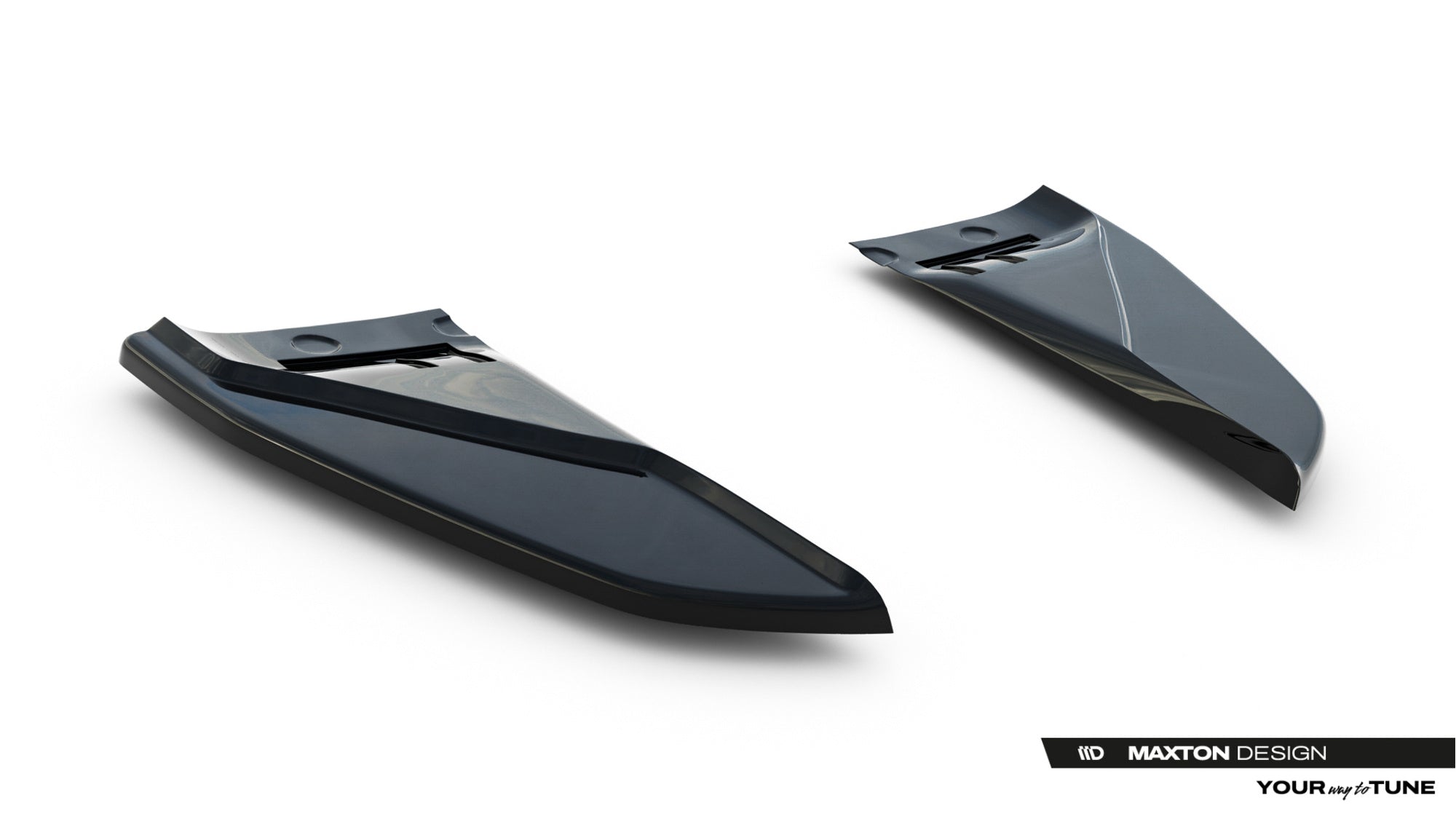 Splitters laterales traseros V.1 Tesla Model S Mk1