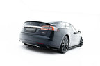 Rear Side Splitters V.1 Tesla Model S Mk1