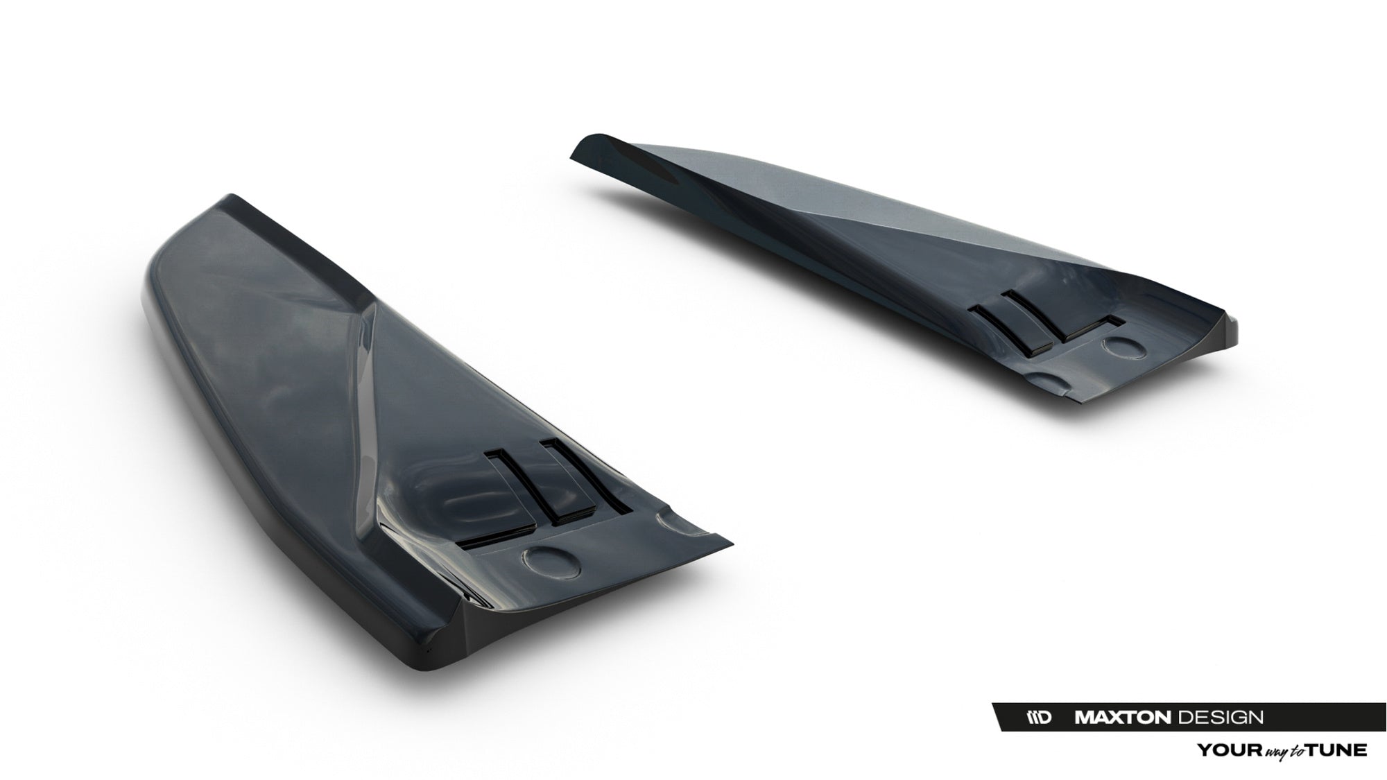 Splitters laterales traseros V.1 Tesla Model S Mk1