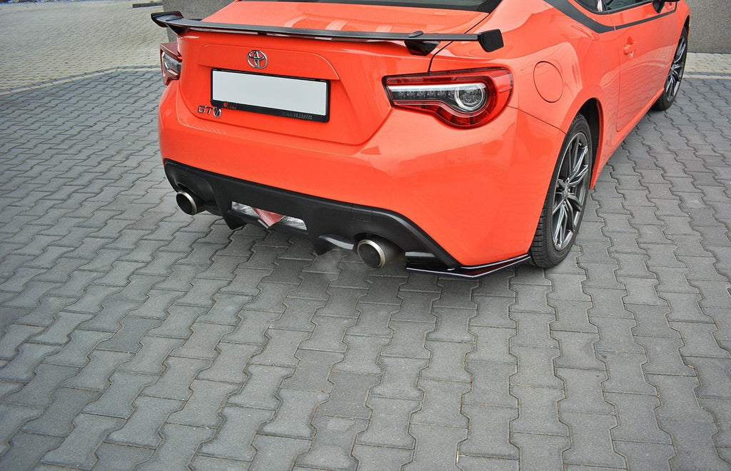 Rear Side Splitters V.1 Toyota GT86 Mk1 Facelift