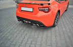 Rear Side Splitters V.1 Toyota GT86 Mk1 Facelift
