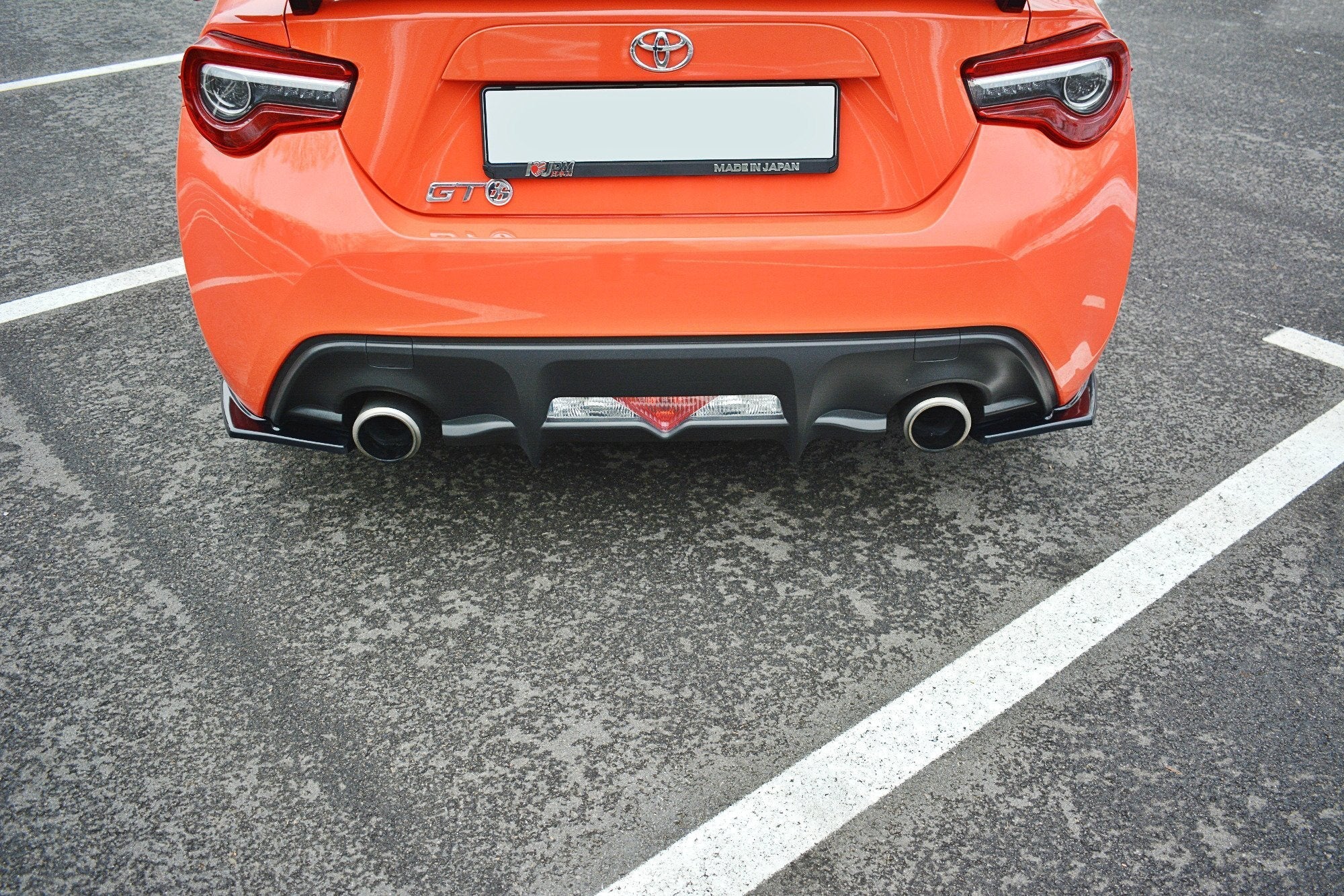 Splitters laterales traseros V.1 Toyota GT86 Mk1 Facelift