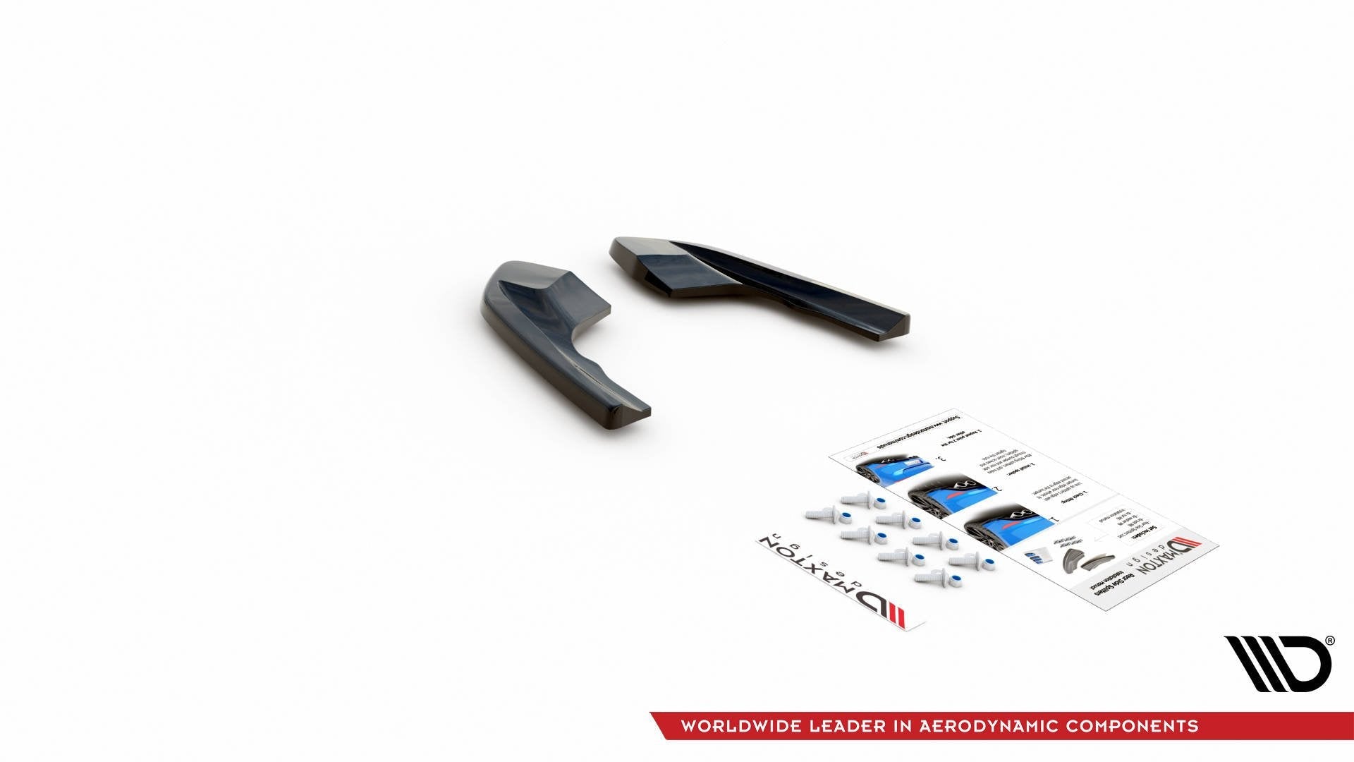 Splitters laterales traseros V.1 Volkswagen Golf R Hatchback Mk8