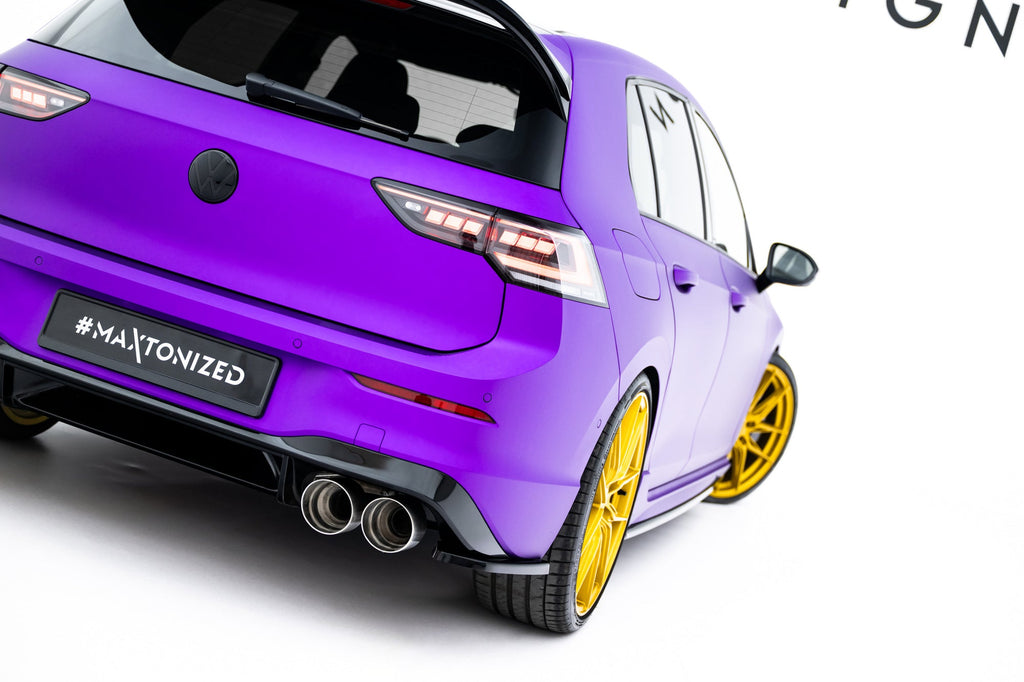 Rear Side Splitters V.1 Volkswagen Golf R Hatchback Mk8 Facelift