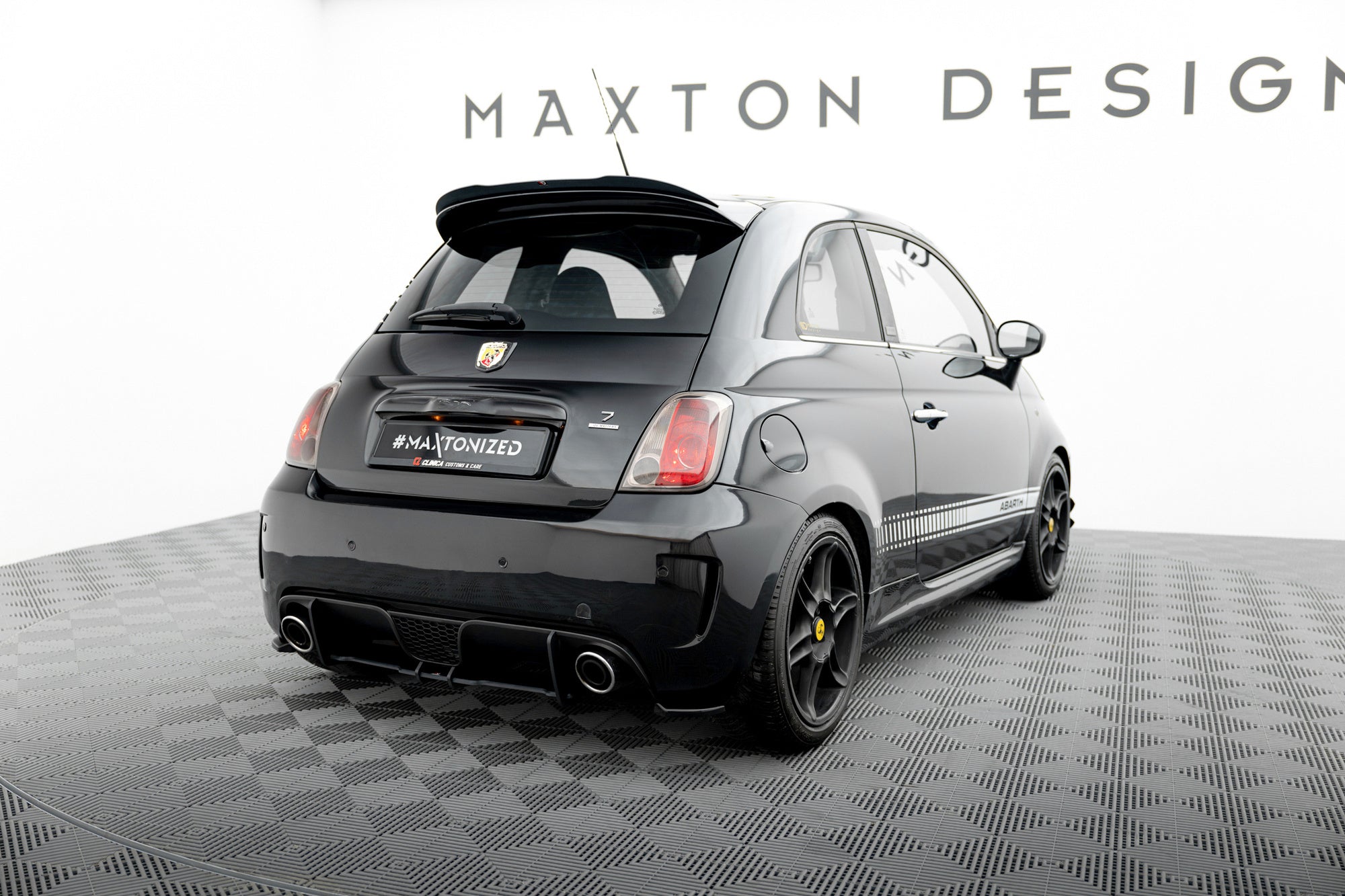 Splitters laterales traseros V.2 Abarth 500 Mk1