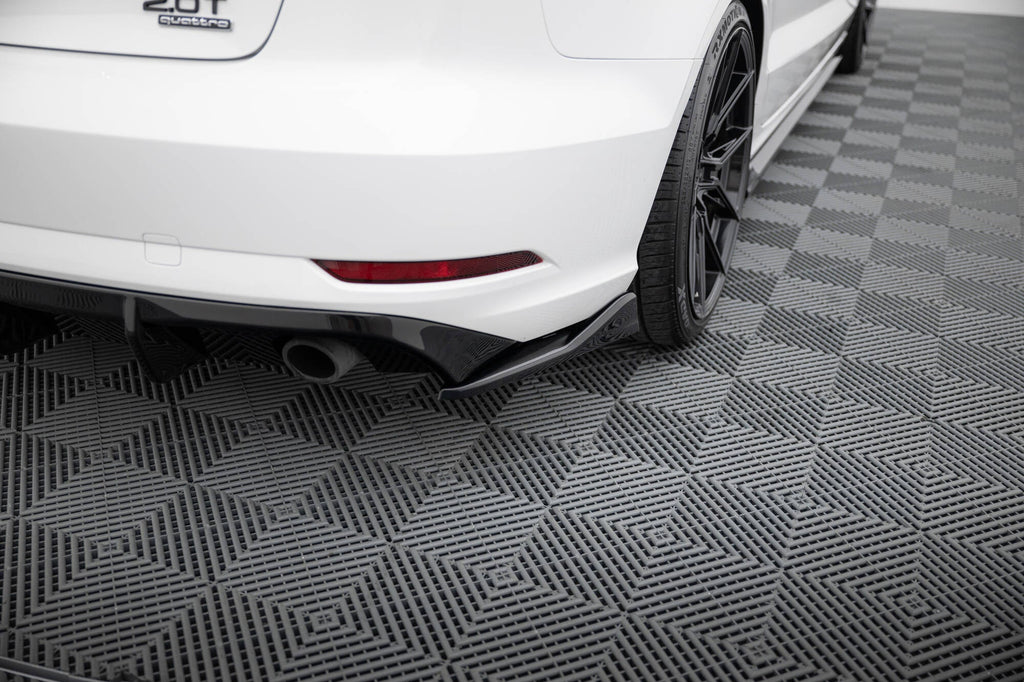 Splitters laterales traseros V.2 Audi A3 Berlina / Sedán 8V Facelift