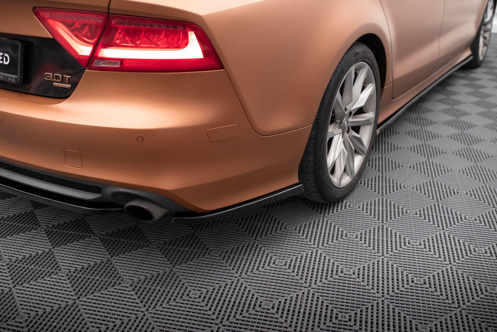 Splitters laterales traseros V.2 Audi A7 S-Line C7