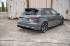 Splitters laterales traseros V.2 Audi RS3 8V Sportback
