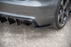 Splitters laterales traseros V.2 Audi RS3 8V Sportback