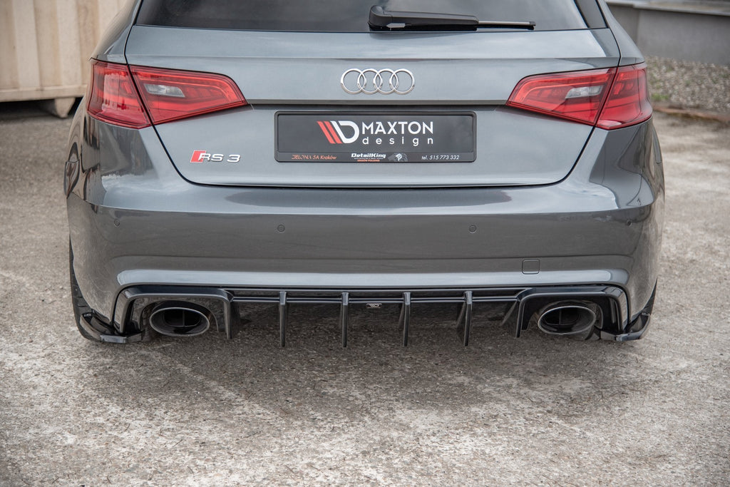 Splitters laterales traseros V.2 Audi RS3 8V Sportback