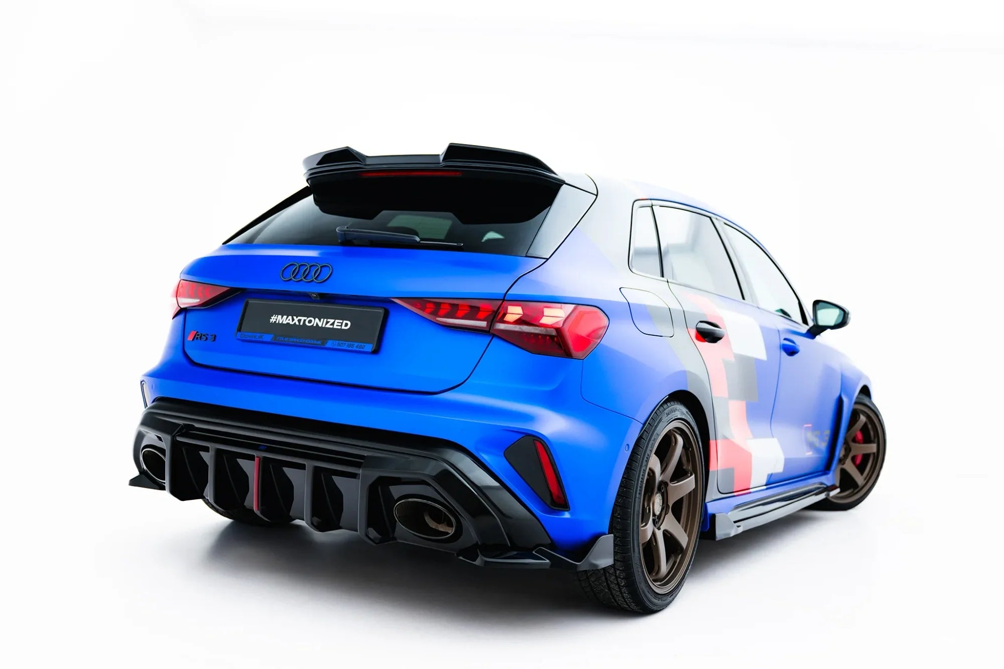 Splitters laterales traseros V.2 Audi RS3 Sportback 8Y Facelift