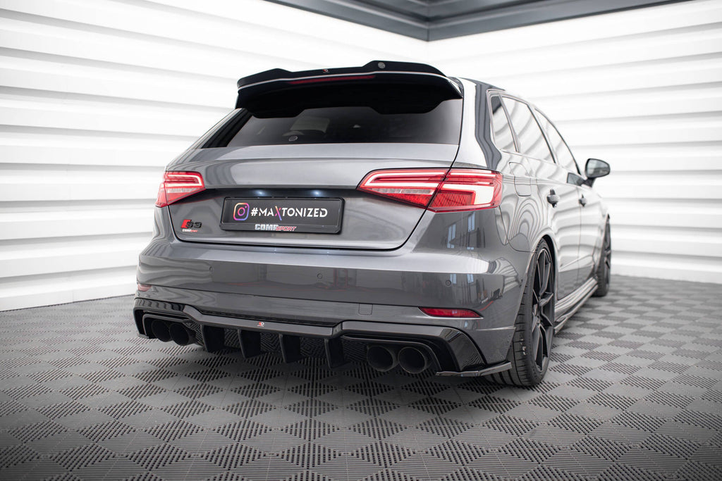 Splitters laterales traseros V.2 Audi S3 / A3 S-Line Sportback 8V Facelift