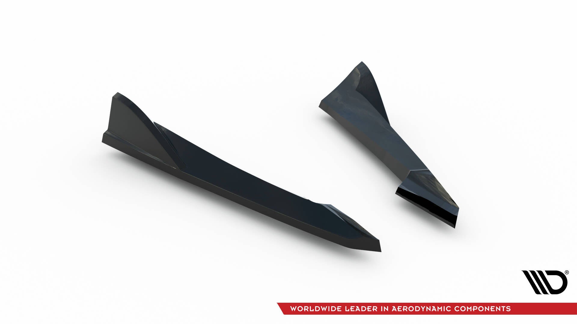Splitters laterales traseros V.2 Audi S4 / A4 S-Line Berlina / Sedán B8