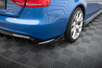 Splitters laterales traseros V.2 Audi S4 / A4 S-Line Berlina / Sedán B8