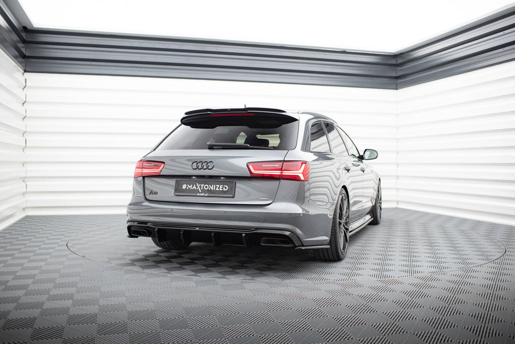 Splitters laterales traseros V.2 Audi S6 / A6 S-Line / A6 C7 Facelift
