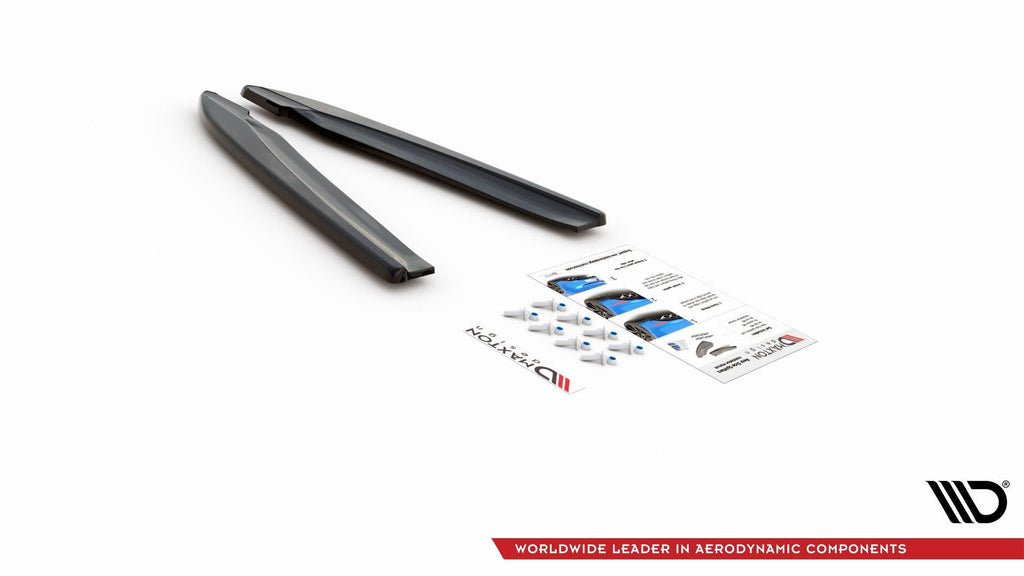 Splitters laterales traseros V.2 Audi S8 D4 Facelift