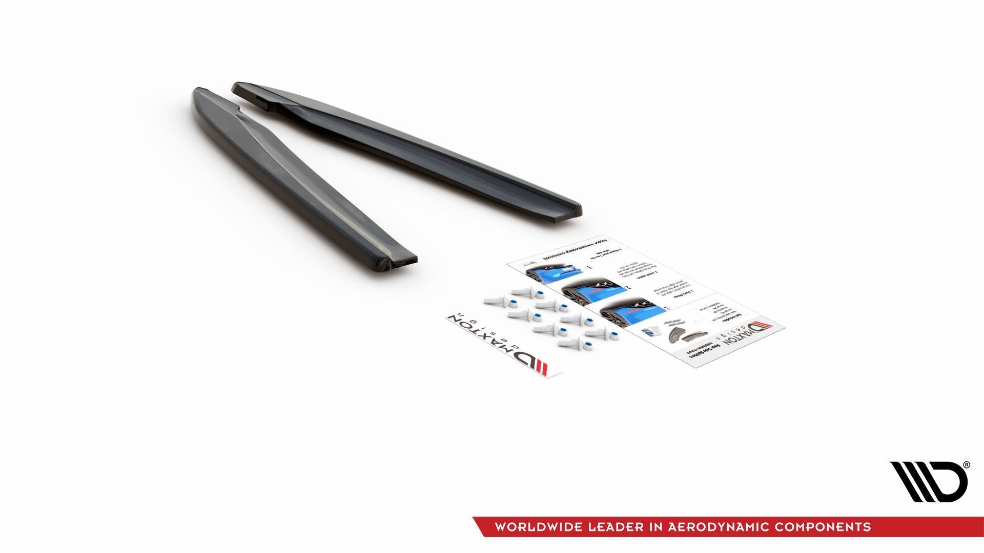 Splitters laterales traseros V.2 Audi S8 D4 Facelift