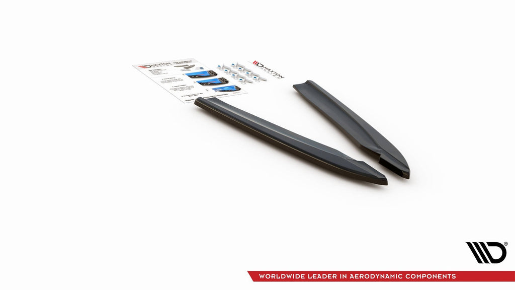 Splitters laterales traseros V.2 Audi S8 D4 Facelift