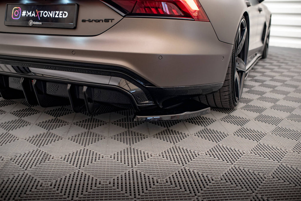 Splitters laterales traseros V.2 Audi e-Tron GT / RS GT Mk1