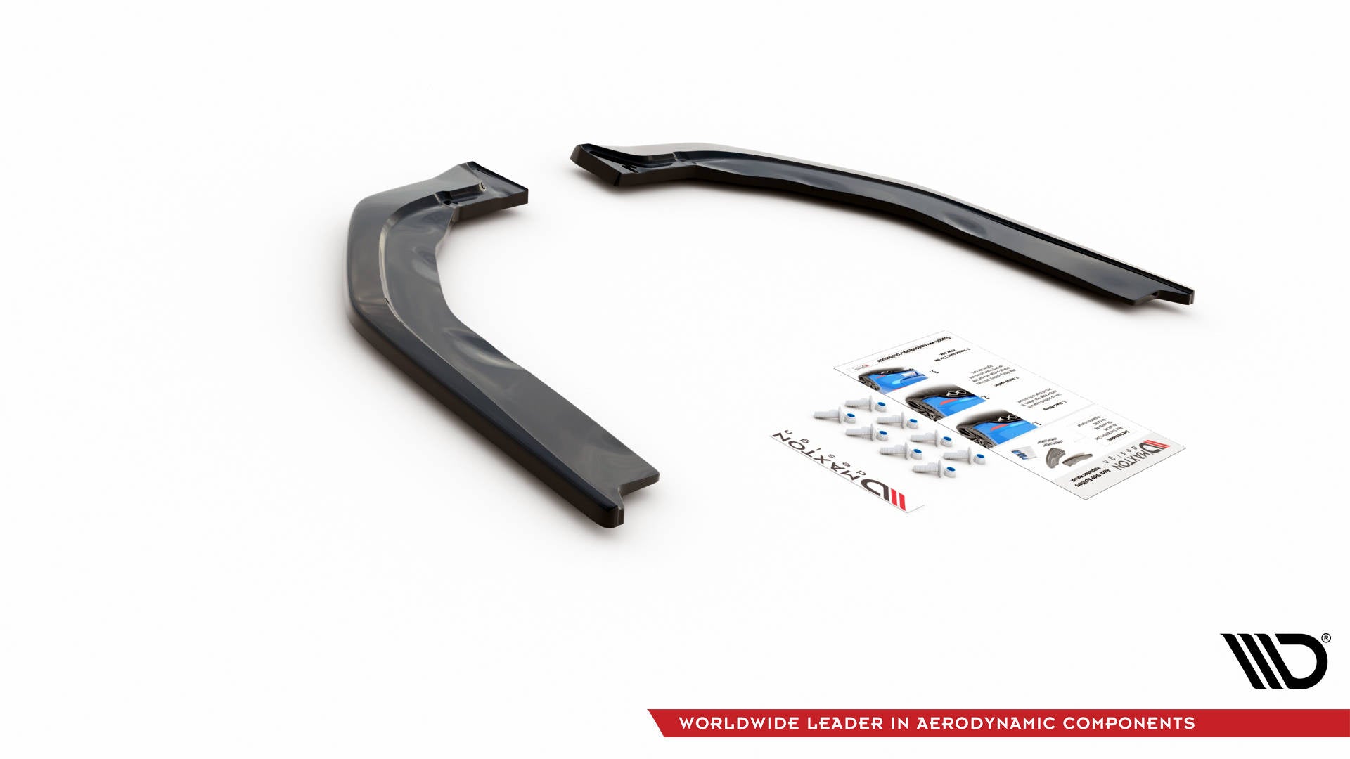 Splitters laterales traseros V.2 BMW M3 Berlina / Sedán / Touring G80 / G81