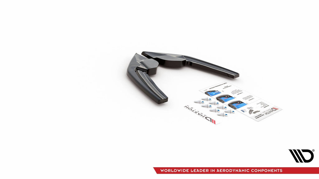 Splitters laterales traseros V2 DO añadido V1 BMW M135i F20