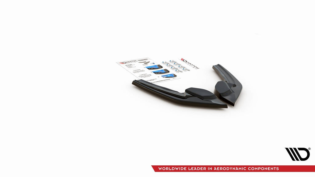 Splitters laterales traseros V2 DO añadido V1 BMW M135i F20